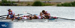 at the 2012 Olympic Rowing Regatta at Eton-Dorney near London, Great Britain.