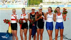 OLYMPIC BEIJING 2008         ROWINGSY Rowing-Canoeing Park16 auguste 08FINAL A   MEDALSW2X      GOLD MEDAL   NZLEvers-Swindell gEvers-Swindell c2 th GER Thiel a  Huth 3 th GBR Laverick e Bebington a©PHOTO IGOR MEIJER SIPA DPPI