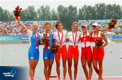 OLYMPIC BEIJING 2008      ROWINGSY Rowing-Canoeing ParkFinal 17 auguste 08W2XLW 1 NED Van Der Kolk K Van Eupen2 FIN Sten S Nieminen M  3  CAN Kok M Cameron T©PHOTO IGOR MEIJER SIPA DPPI