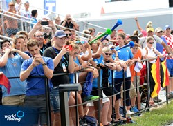 Spectators at the A-Final, 2017 World Rowing Championships, Sarasota-Bradenton, USA