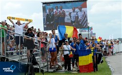 Spectators at the A-Final, 2017 World Rowing Championships, Sarasota-Bradenton, USA