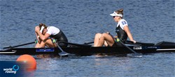 Brooke Donoghue (b), Olivia Loe (s), New Zealand, gold, Women's Double Sculls, A-Final, 2017 World Rowing Championships, Sarasota-Bradenton, USA