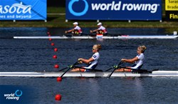 Kristyna Fleissnerova (b), Lenka Antosova (s), Women's Double Sculls, Czech Republic, A/B Semifinal, 2017 World Rowing Championships, Sarasota-Bradenton, USA