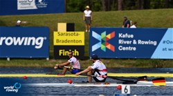 Tim Ole Naske, Men's Single Sculls, Germany, A/B Semifinal, 2017 World Rowing Championships, Sarasota-Bradenton, USA