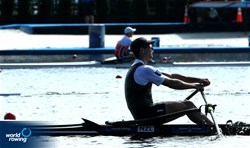 Robert Manson, Men's Single Sculls, New Zealand, A/B Semifinal, 2017 World Rowing Championships, Sarasota-Bradenton, USA