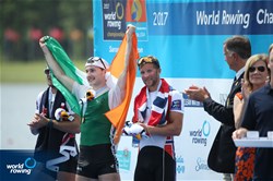 Paul O'Donovan, Ireland, gold, Lightweight Men's Single Sculls, A-Final, 2017 World Rowing Championships, Sarasota-Bradenton, USA