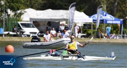 A-Final, Erik Horrie, PR1 Mens Single Sculls, Australia, 2018 World Rowing Championships, Plovdiv, Bulgaria
