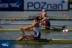Audrey Feutrie, Women's Single Sculls, France, 2022 World Rowing Cup II, Poznan, Poland / World Rowing/Benedict Tufnell