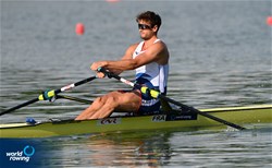Hugo Boucheron, Men's Single Sculls, France, 2022 World Rowing Cup II, Poznan, Poland / Detlev Seyb/MyRowingPhoto.com