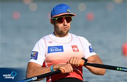 Wiktor Chabel, Men's Single Sculls, Poland, 2022 World Rowing Cup II, Poznan, Poland / Detlev Seyb/MyRowingPhoto.com