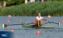 Desislava Angelova, Women's Single Sculls, Bulgaria, 2022 World Rowing Cup II, Poznan, Poland / Detlev Seyb/MyRowingPhoto.com