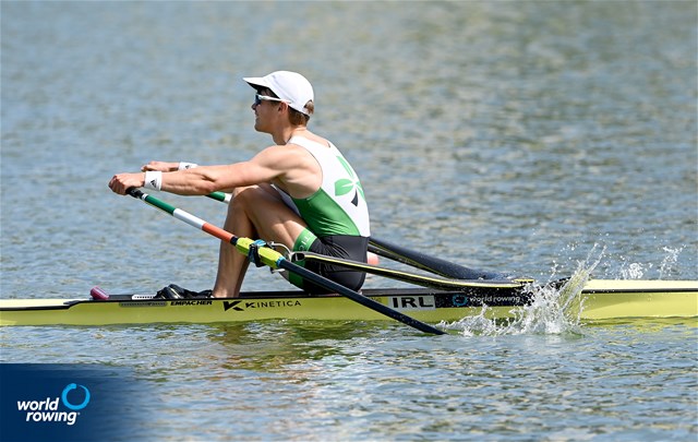 Fintan Mc Carthy, Lightweight Men's Single Sculls, Ireland, 2022 World Rowing Cup II, Poznan, Poland / Detlev Seyb/MyRowingPhoto.com