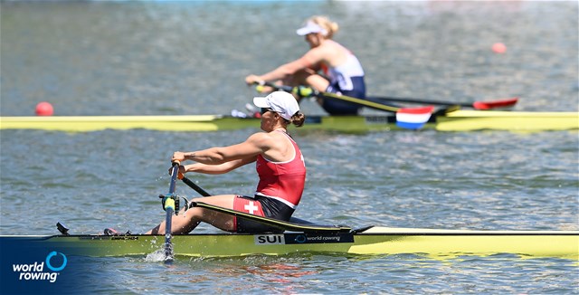 Jeanine Gmelin, Women's Single Sculls, Switzerland, 2022 World Rowing Cup II, Poznan, Poland / Detlev Seyb/MyRowingPhoto.com