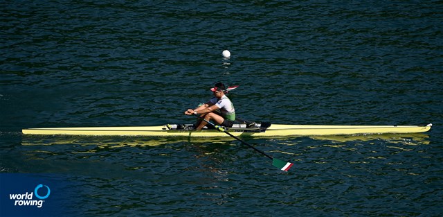 Alexis Bladimir Lopez Garcia, Lightweight Men's Single Sculls, Mexico, 2022 World Rowing Cup III, Lucerne, Switzerland / Detlev Seyb/MyRowingPhoto.com