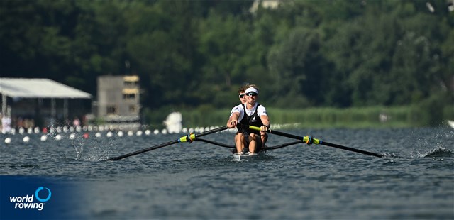 Matt Macdonald (b), Thomas Mackintosh (s), Men's Pair, New Zealand, 2022 World Rowing Cup III, Lucerne, Switzerland / Detlev Seyb/MyRowingPhoto.com