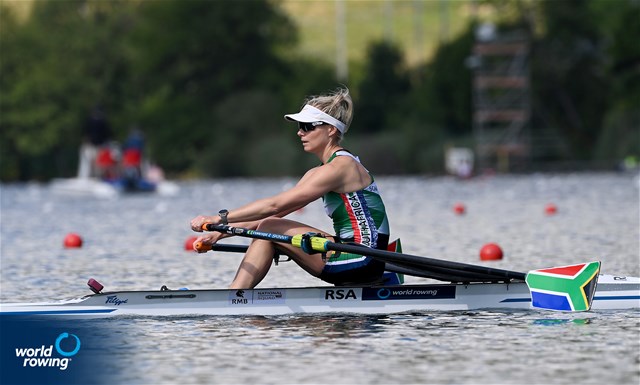 Kirsten Mccann, Lightweight Women's Single Sculls, South Africa, 2022 World Rowing Cup III, Lucerne, Switzerland / Detlev Seyb/MyRowingPhoto.com
