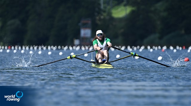 Paul O'Donovan, Lightweight Men's Single Sculls, Ireland, 2022 World Rowing Cup III, Lucerne, Switzerland / Detlev Seyb/MyRowingPhoto.com