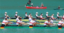 Men's Eight, A Final, 2015 World Rowing Championships, Aiguebelette, France