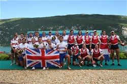 Matthew Gotrel (b), Constantine Louloudis, Pete Reed, Paul Bennett, Mohamed Sbihi, Alex Gregory, George Nash, William Satch (s), Phelan Hill (c), Great Britain, Gold, Maximilian Munski (b), Malte Jakschik, Maximilian Reinelt, Eric Johannesen, Anton Braun, Felix Drahotta, Richard Schmidt, Hannes Ocik (s), Martin Sauer (c), Germany, Dilver, Dirk Uittenbogaard (b), Boaz Meylink, Kaj Hendriks, Boudewijn Roell, Olivier Siegelaar, Tone Wieten, Mechiel Versluis, Robert Luecken (s), Peter Wiersum (c), The Netherlands, Bronze, Men's Eight, 2015 World Rowing Championships, Aiguebelette, France