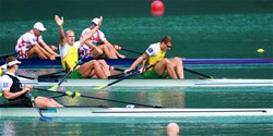 Rolandas Mascinskas (b), Saulius Ritter (s), Lithuania, Silver, Men's Double Sculls, 2015 World Rowing Championships, Aiguebelette, France