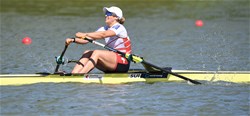A-Final, Jeannine Gmelin, Women's Single Sculls, Switzerland, 2018 World Rowing Championships, Plovdiv, Bulgaria