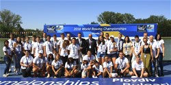Volunteers at the, 2018 World Rowing Championships, Plovdiv, Bulgaria