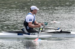 Blake Haxton, PR1 Mens Single Sculls, United States of America, 2019 World Rowing Championships, Linz Ottensheim, Austria