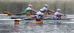 Tim Ole Naske (b), Stephan Krueger (s), Men's Double Sculls, Germany, 2019 World Rowing Championships, Linz Ottensheim, Austria