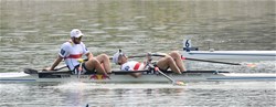 Tim Ole Naske (b), Stephan Krueger (s), Men's Double Sculls, Germany, 2019 World Rowing Championships, Linz Ottensheim, Austria