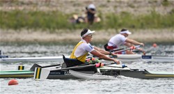 Erik Horrie, PR1 Mens Single Sculls, Australia, 2019 World Rowing Championships, Linz Ottensheim, Austria