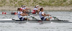 Helene Lefebvre (b), Elodie Ravera-Scaramozzino (s), Women's Double Sculls, France, 2019 World Rowing Championships, Linz Ottensheim, Austria