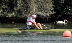 Oliver Zeidler, Men's Single Sculls, Germany, 2019 World Rowing Championships, Linz Ottensheim, Austria