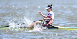 Magdalena Lobnig, Austria, Gold, Women's Single Sculls, 2016 European Rowing Championships, Brandenburg, Germany