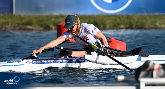 Birgit Skarstein, PR1 Womens Single Sculls, Norway, 2022 European Rowing Championships, Munich, Germany / Detlev Seyb/MyRowingPhoto.com