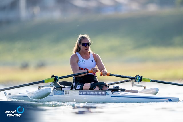 Birgit Skarstein, PR1 Womens Single Sculls, Norway, 2022 European Rowing Championships, Munich, Germany / World Rowing/Benedict Tufnell