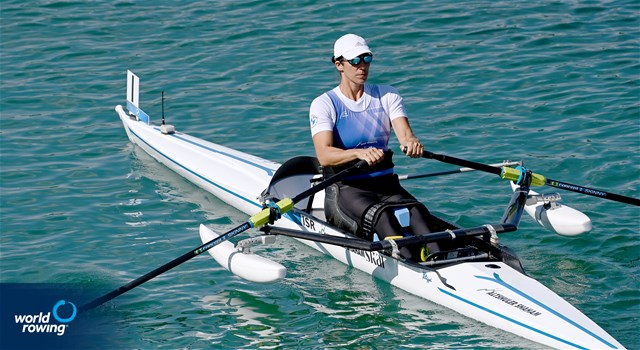 Moran Samuel, PR1 Womens Single Sculls, Israel, 2022 European Rowing Championships, Munich, Germany / Detlev Seyb/MyRowingPhoto.com