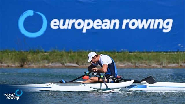 Giacomo Perini, PR1 Mens Single Sculls, Italy, 2022 European Rowing Championships, Munich, Germany / Detlev Seyb/MyRowingPhoto.com