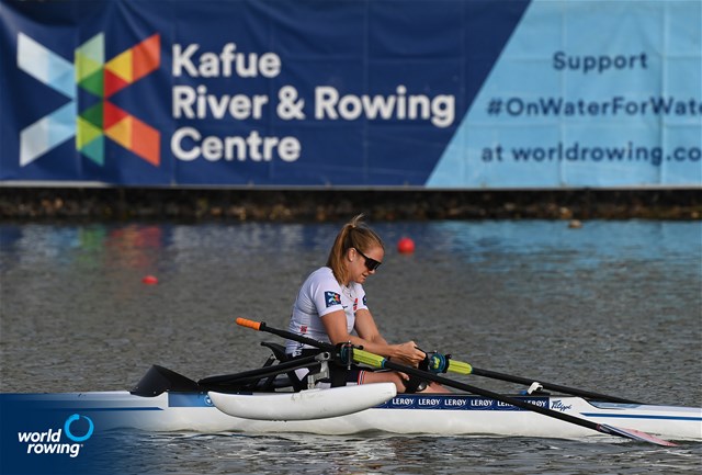 Birgit Skarstein, PR1 Womens Single Sculls, Norway, 2022 World Rowing Championships, Racice, Czech Republic / Detlev Seyb/MyRowingPhoto.com