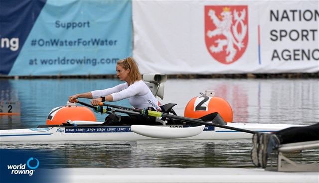 Birgit Skarstein, PR1 Womens Single Sculls, Norway, 2022 World Rowing Championships, Racice, Czech Republic / Maren Derlien/MyRowingPhoto.com