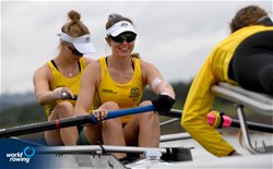 Women's Pair, Australia, 2022 World Rowing Championships, Racice, Czech Republic / Maren Derlien/MyRowingPhoto.com