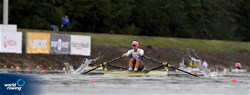 Zoi Fitsiou, Lightweight Women's Single Sculls, Greece, 2022 World Rowing Championships, Racice, Czech Republic / Maren Derlien/MyRowingPhoto.com
