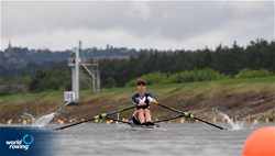 Mary Jones, Lightweight Women's Single Sculls, United States of America, 2022 World Rowing Championships, Racice, Czech Republic / Maren Derlien/MyRowingPhoto.com