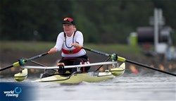 Manuela Diening, PR1 Womens Single Sculls, Germany, 2022 World Rowing Championships, Racice, Czech Republic / Detlev Seyb/MyRowingPhoto.com