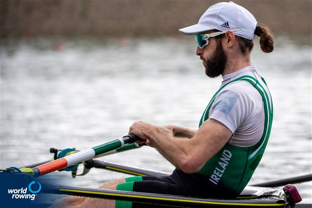 Paul O'Donovan (s), Lightweight Men's Double Sculls, Ireland, 2022 World Rowing Championships, Racice, Czech Republic / World Rowing/Benedict Tufnell