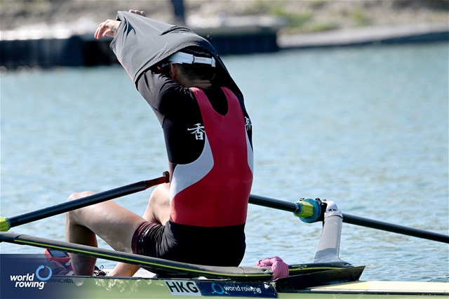 Hin Chun Chiu, Lightweight Men's Single Sculls, Hong Kong, China, 023 World Rowing Cup I, Zagreb, Croatia © Detlev Seyb / MyRowingPhoto.com