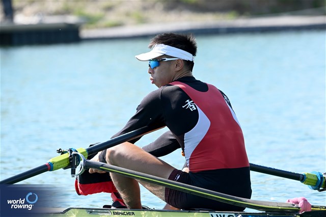 Hin Chun Chiu, Lightweight Men's Single Sculls, Hong Kong, China, 023 World Rowing Cup I, Zagreb, Croatia © Detlev Seyb / MyRowingPhoto.com