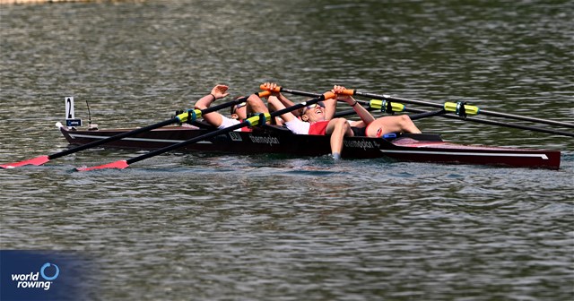 Patricia Merz (b), Frederique Rol (s), Lightweight Women's Double Sculls, Switzerland, 2023 World Rowing Cup I, Zagreb, Croatia © Detlev Seyb/MyRowingPhoto.com