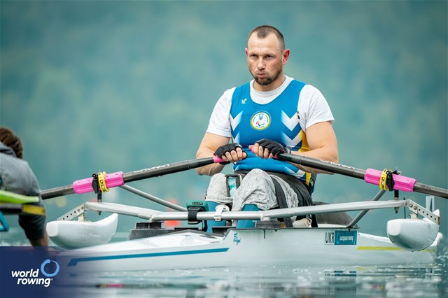 Roman Polianskyi, PR1 Mens Single Sculls, Ukraine, 2023 European Rowing Championships, Bled, Slovenia / World Rowing/Benedict Tufnell