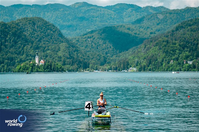 Lenka Luksova, Women's Single Sculls, Czech Republic, 2023 European Rowing Championships, Bled, Slovenia / World Rowing/Benedict Tufnell