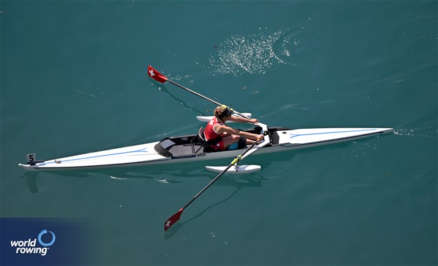 Claire Ghiringhelli, PR1 Womens Single Sculls, Switzerland, 2023 European Rowing Championships, Bled, Slovenia / Detlev Seyb/MyRowingPhoto.com
